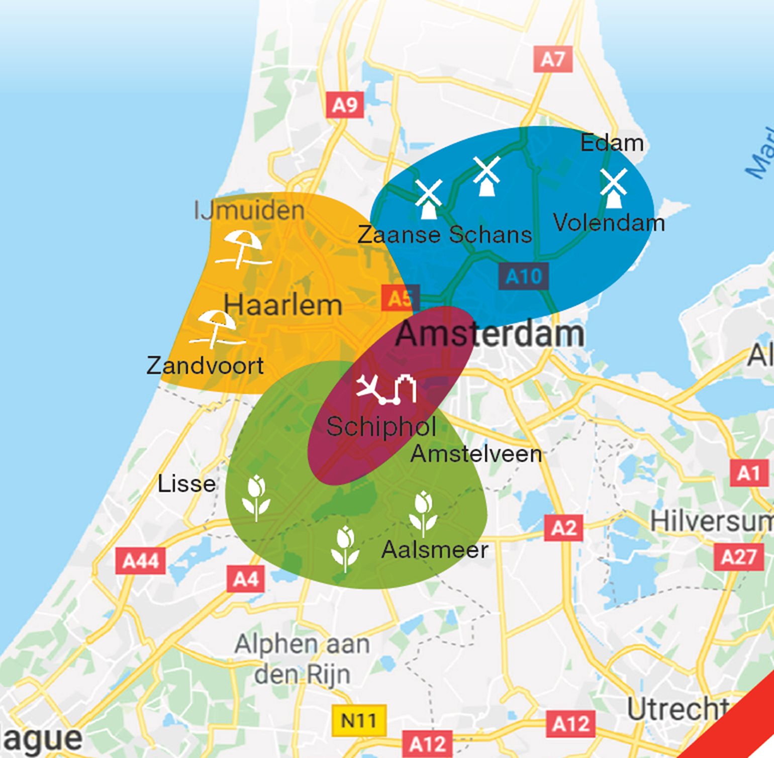 Ontdek Amsterdam en omgeving Ontdek Amsterdam en omgeving